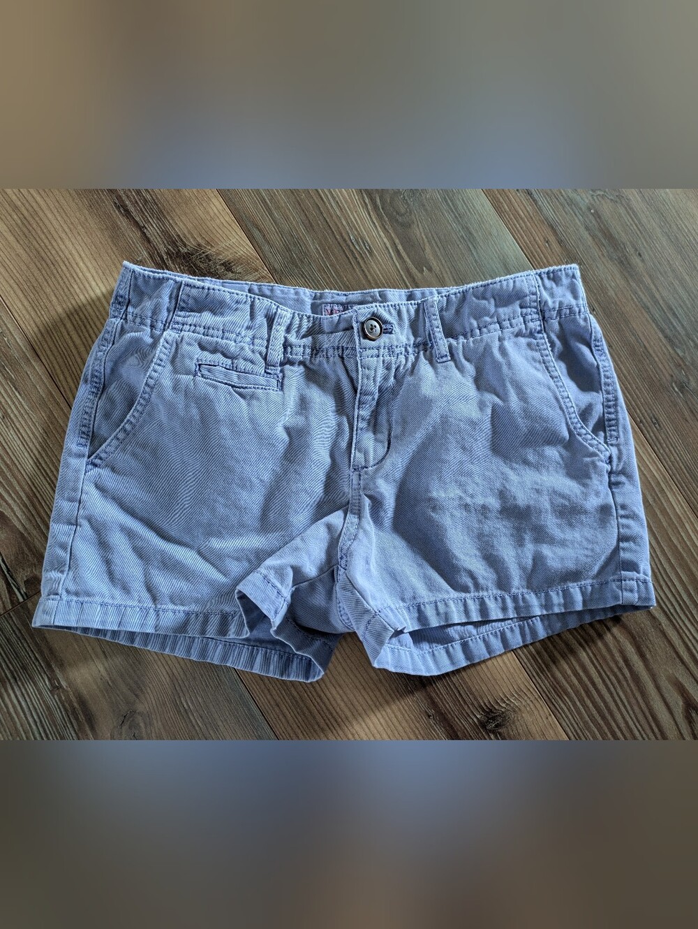 Merona Light Blue Cotton Chino Shorts Women's 4